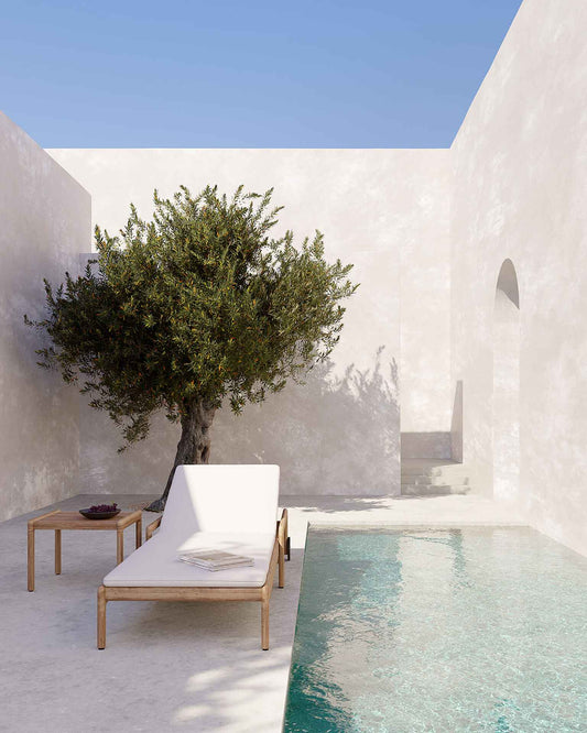 Chaise Lounge - White (Code J6Q5)