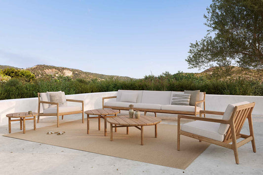 Chaise Lounge - Mocha - Teak