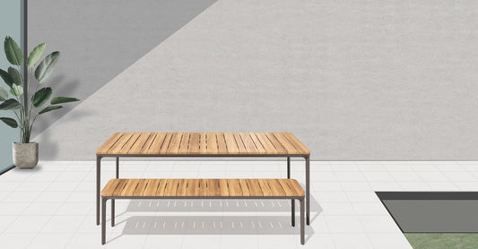 Coffee Table - Teak (Code W89D)