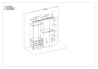 Wardrobe - Wood (Code 8LC2)
