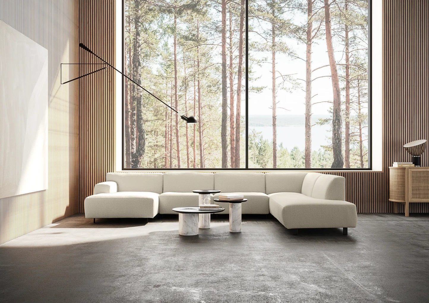 Set of 3 Sofas - White