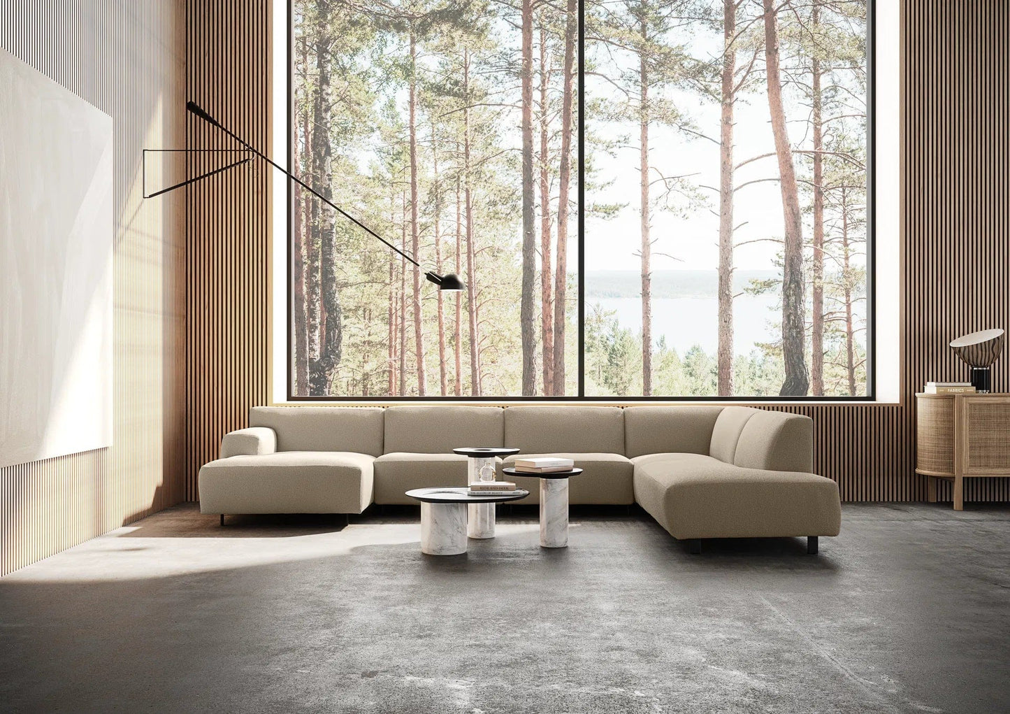 Set of 3 Sofas - White