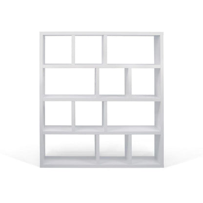 Shelf - White Lacquered And Plywood