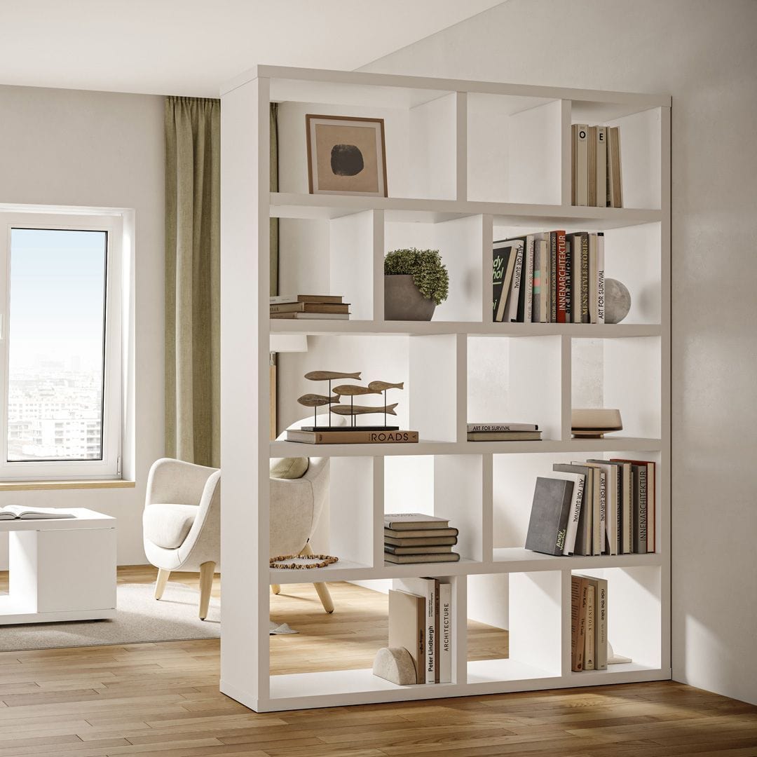 Shelf - White Lacquered And Plywood (Code MSWJ)